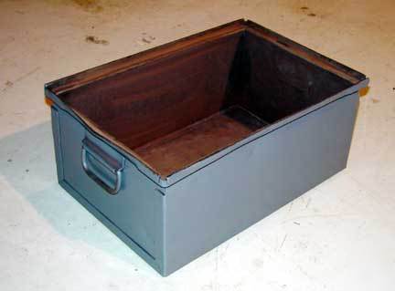 Metal parts storage bin - 12.5