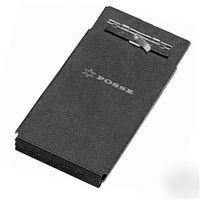 New black vinyl ticket tender tts-43- 