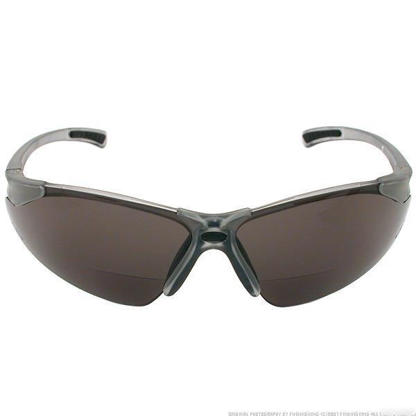 Radians reading bifocal smoke C2 safety glasses +2.5