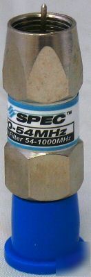 Lot of 50X 54 mhz high-pass filters indoor/outdoor