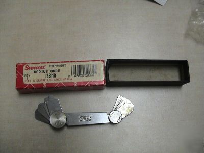 New starrett radius gage 178MA