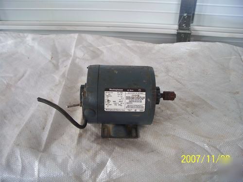 Westinghouse motor for foley belsaw sharpener