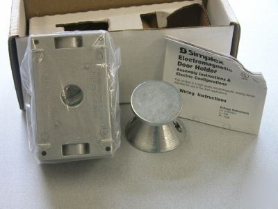 New simplex 2088 9609 chrome door holder surface mount 