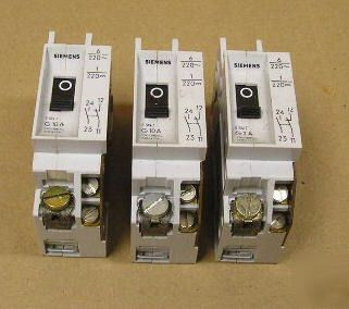 (3) siemens motor starter din mount 