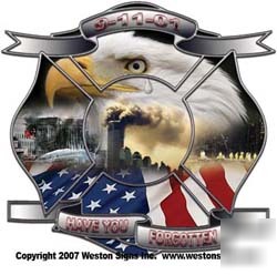 9 11 9-11 firefighter memorial decal 6