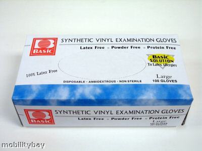 New vinyl disposable gloves powder free 1000PCS large 
