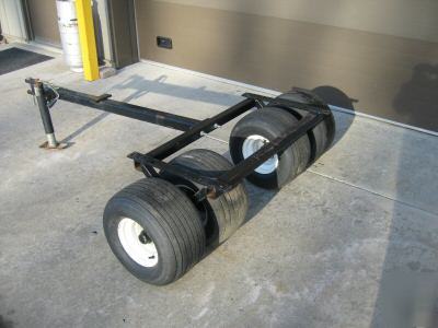 Trailer for 200 gallon lesco sprayer