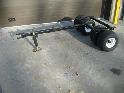 Trailer for 200 gallon lesco sprayer