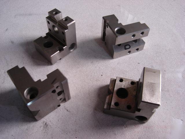 Custom precision v-blocks & mounts qty-4