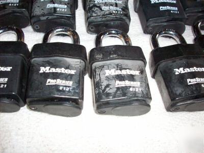 Lot of 186 keyed alike master lock # 6121 padlocks 