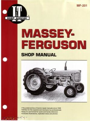 Massey ferguson 65 thru 1155 tractor workshop manual