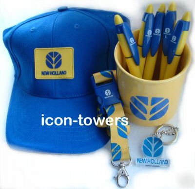 New holland agricultural gifts: cap/mug/pens/lanyard/kr