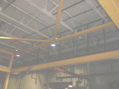 Complete freestanding crane system w/5 t wire rope hois