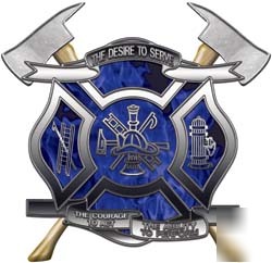 Firefighter decal reflective 4