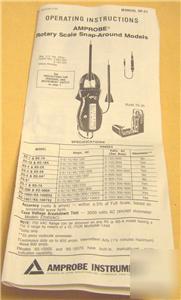 New amprobe clamp on tester. s . xlnt cond. see pics