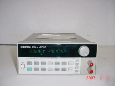 Agilent / hp 6611C dc power supply 0-8V / 0.5A
