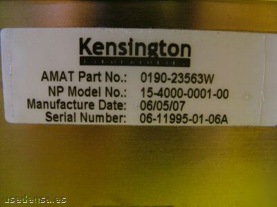 Kensington M4000 robot controller 15-4000-0001-00