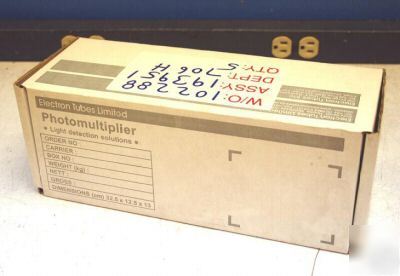 New electron tubes type 9658B12 photomultiplier tube 