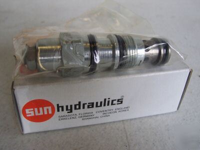 New lot of 2 sun hydraulics valve cartridges no 
