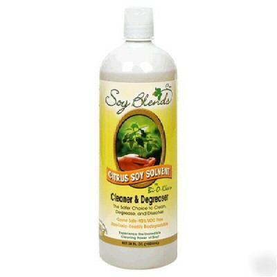 Soy blends citrus soy solvent degreaser 12-34OZ bottles