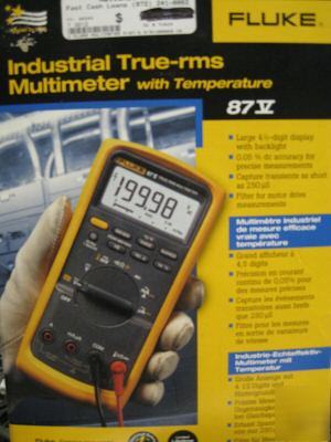 New P1 fluke multimeter 87V industrial true-rms in box