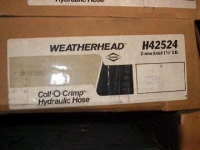 New weatherhead 1.5 inch 1250PSI sae 100R2AT 59FT 