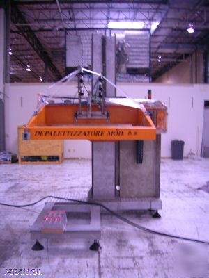 2003 bulk bottle depalletizer - excellent condition 