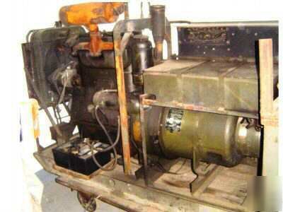 Diesel generator electric machinery mfg hill diesel eng