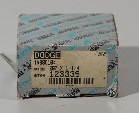 Dodge bearing INSSC104 207 x 1 1/4 123339 