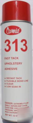 1CAN of camie 313 fast tack upholstery adhesive
