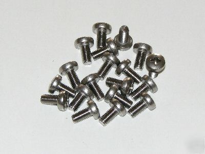 20 stainless steel M5 x 10MM phillips pan head screws 