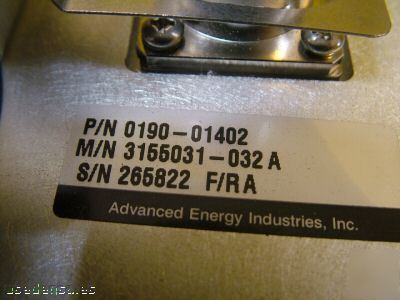 Ae advanced energy rf match network 3155031-032A