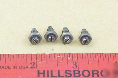 Atlas craftsman 6 lathe carriage gib hex nuts X4 M6-222