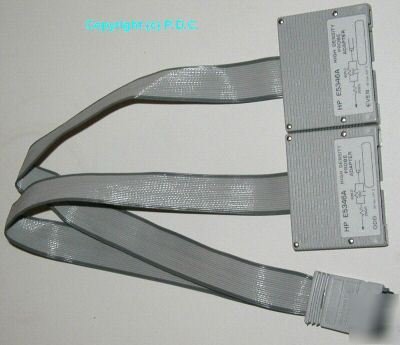 Hp agilent E5346A high density probe adapter & manual