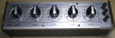 Lionmount decade resistance box . KF5 .