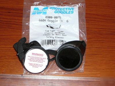 Morsafe protective goggles 600H shade 6 cup-type 