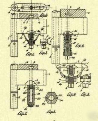Multiple spindle drill carrying arm us PATENT_W257