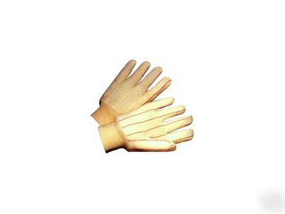 New double palm cotton/ poly gloves 18 oz dozen K81SCN