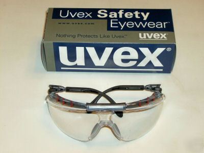 Safety glasses, uvex high impact, clear lens, fitlogic