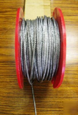 Wire rope, 1/8â€ x 250 ft. on reel