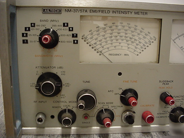 Ailtech nm-37/57A emi/field intensity meter*tested*
