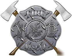 Firefighter decal reflective 4