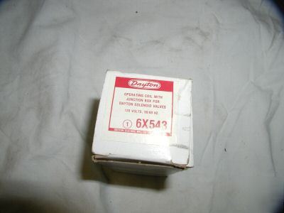 New dayton solenoid valve coil junction box