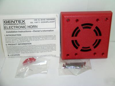 Gentex HG124R fire horn 12-24VDC