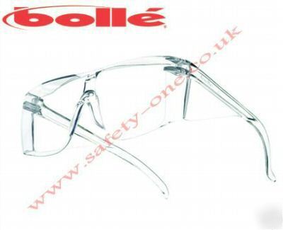 Bolle visitor safety glasses over glasses over specs