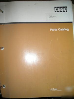 Case parts catalog 16+4 trencher H7526
