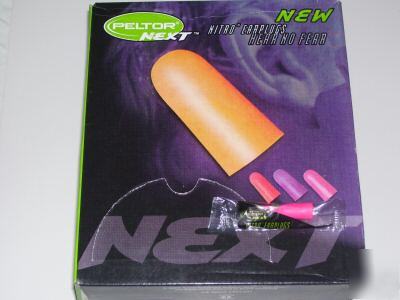 Peltor next - nitro earplugs- 32DB - 200 pair ear plugs