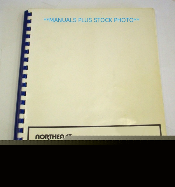 Northeast nec TTS37B op/service manual - $5 shipping 