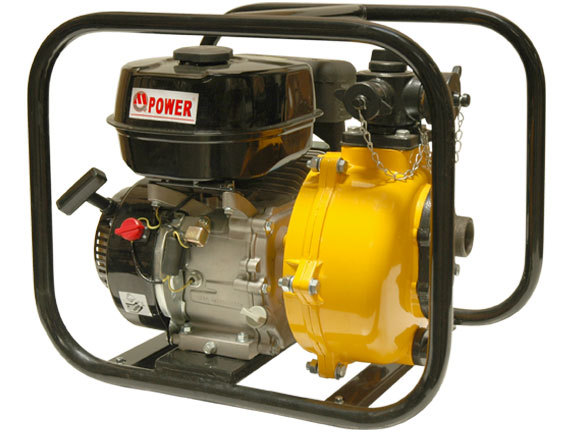 6.5 hp twin impeller gas portable water fire pump