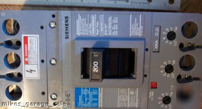 New ite 200 amp FXD63B200 circuit breaker old stock